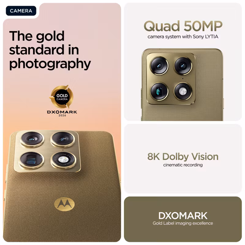 Motorola signature 17.2 cm (6.78") Dual SIM Android 16.0 5G USB Type-C 16 GB 512 GB 5200 mAh guld