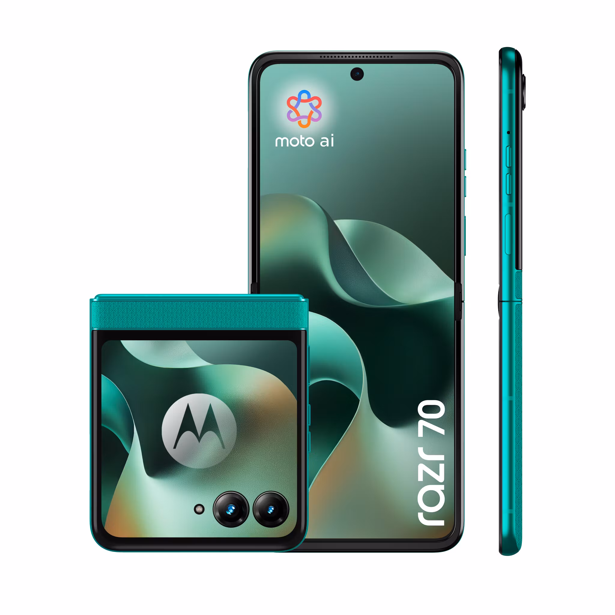 Motorola razr 70 17,5 cm (6,9") Dual SIM Android 16.0 5G USB Type-C 8 GB 256 GB 4800 mAh Dark Green