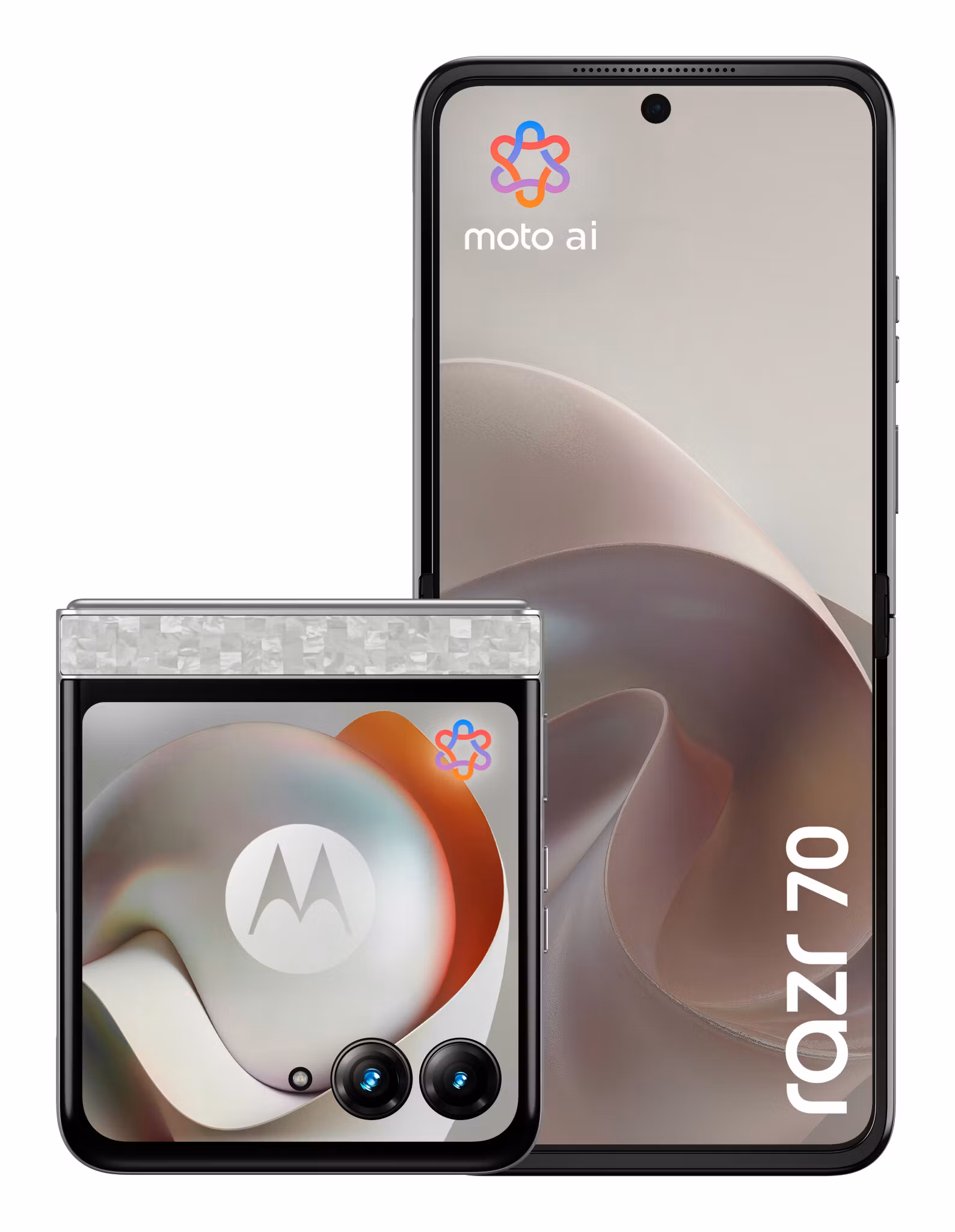 Motorola razr 70 17,5 cm (6,9") Dual SIM Android 16.0 5G USB Type-C 8 GB 256 GB 4800 mAh Vit