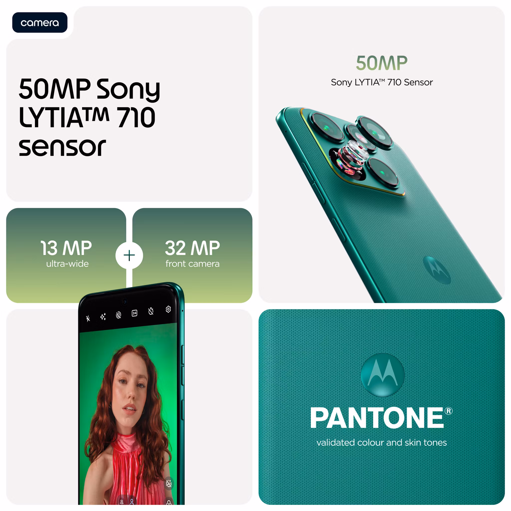Motorola edge 70 fusion 17,2 cm (6,78") Dual SIM Android 16.0 5G USB Type-C 8 GB 256 GB 5200 mAh Grön