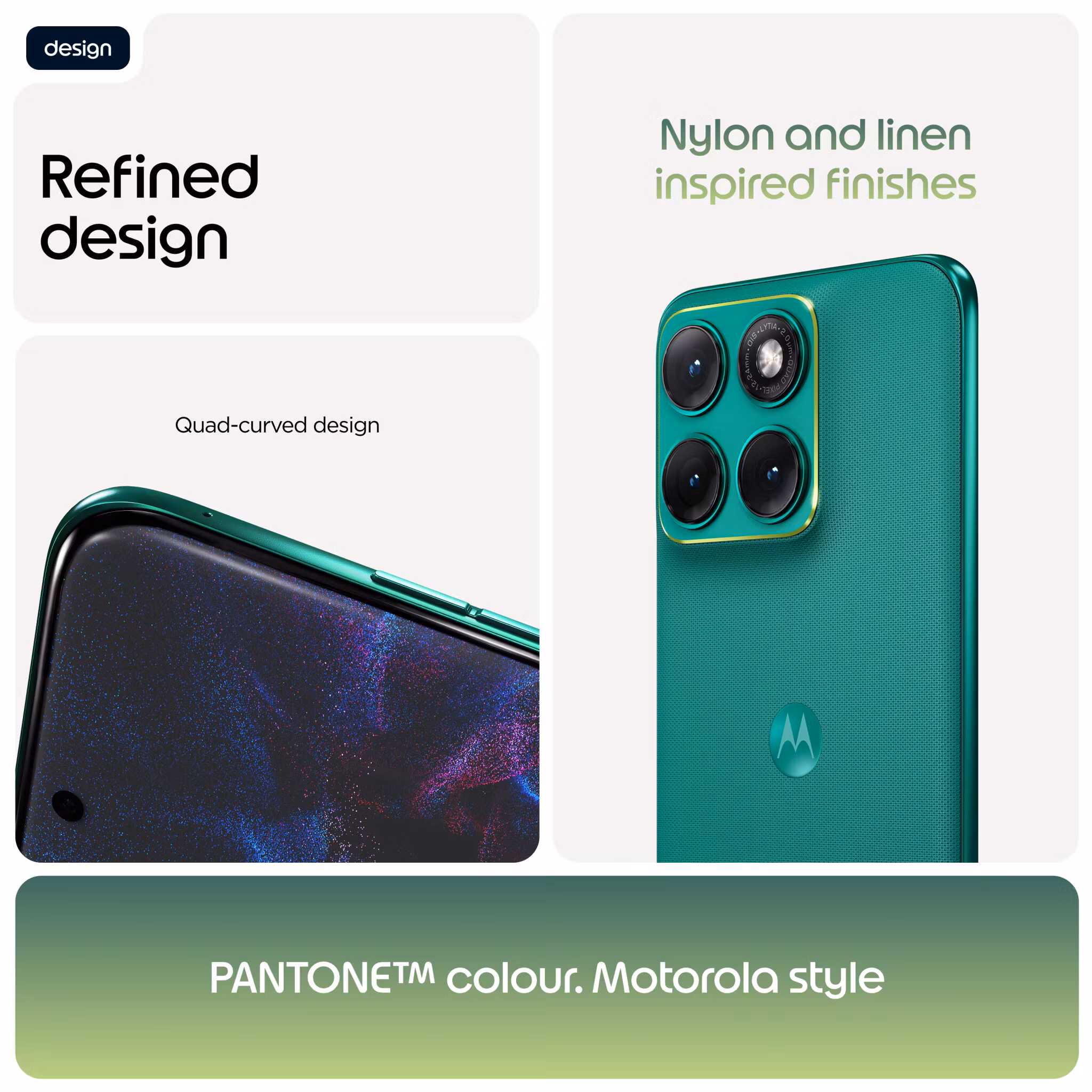 Motorola edge 70 fusion 17,2 cm (6,78") Dual SIM Android 16.0 5G USB Type-C 8 GB 256 GB 5200 mAh Grön