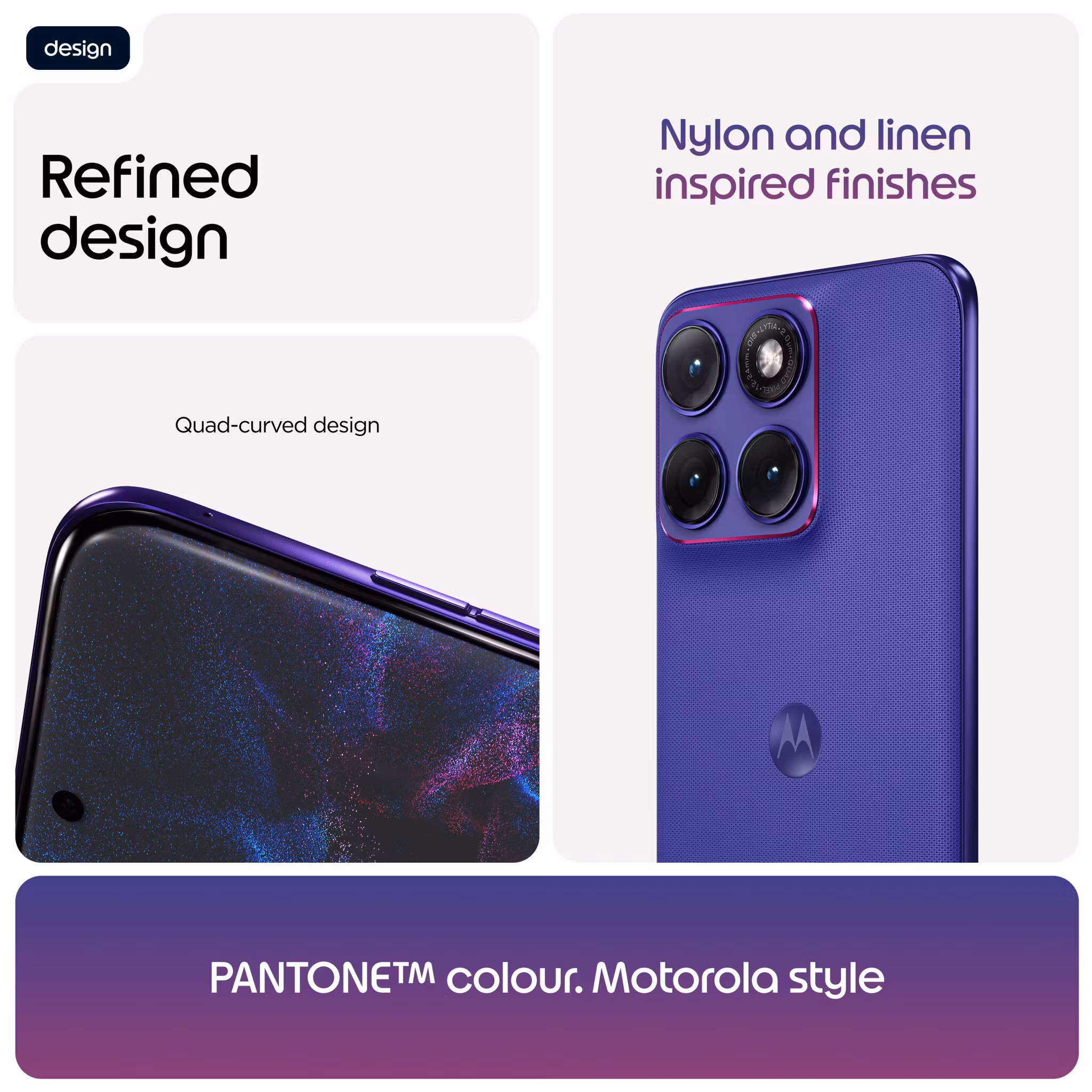 Motorola edge 70 fusion 17,2 cm (6,78") Dual SIM Android 16.0 5G USB Type-C 8 GB 256 GB 5200 mAh Violet