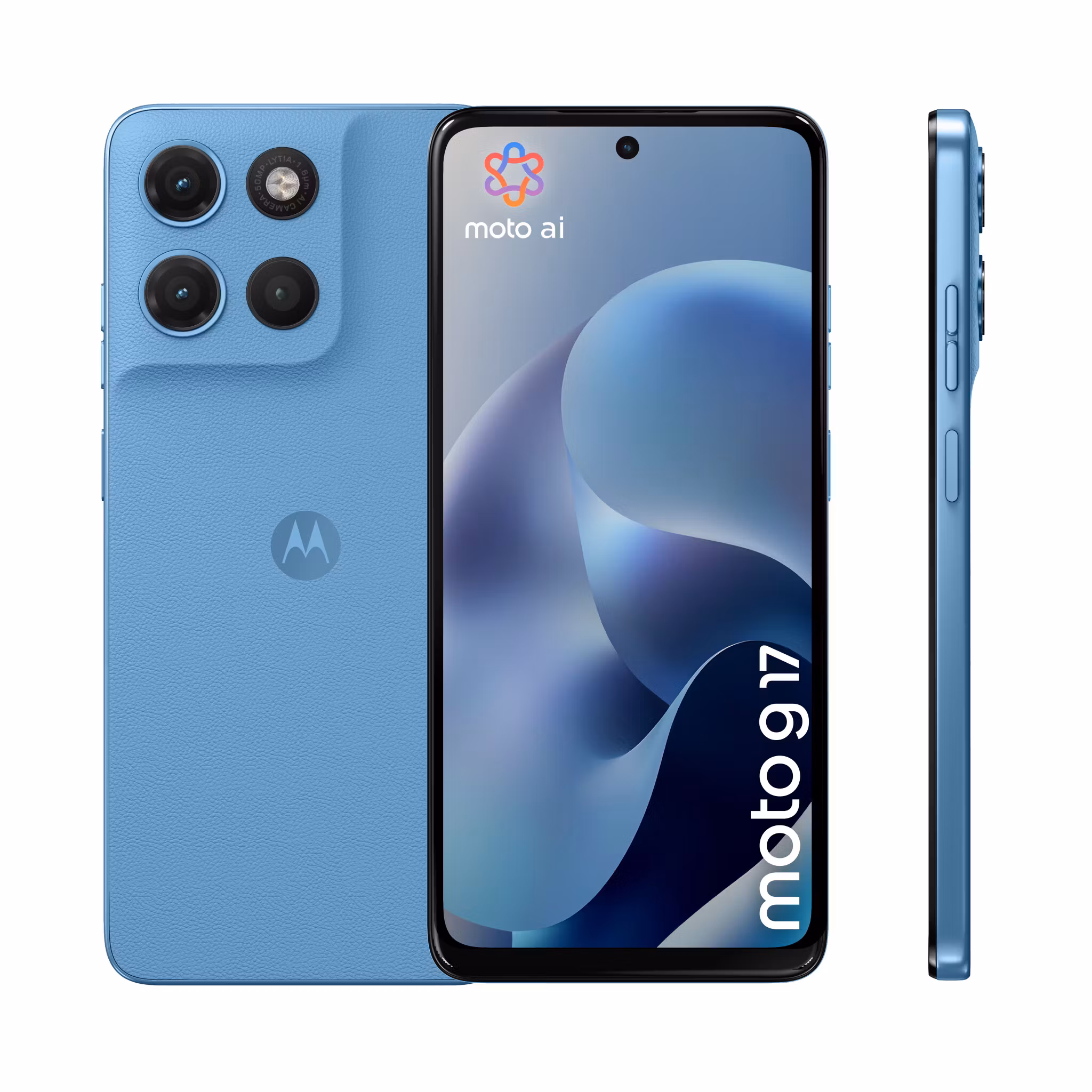 Motorola moto g17 17,1 cm (6,72") Dual SIM Android 15 USB Type-C 8 GB 128 GB 5200 mAh Blå