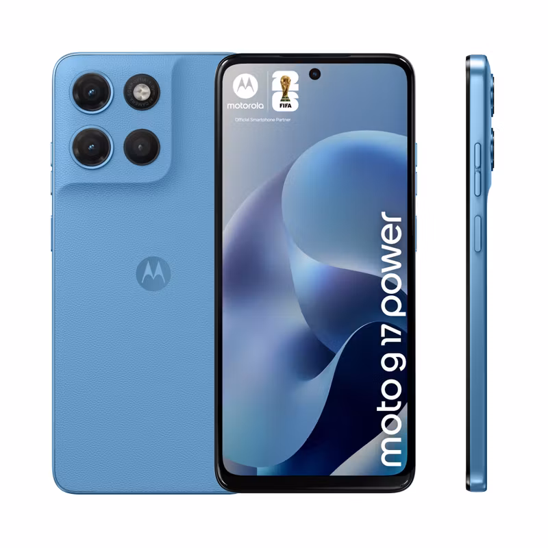 Motorola moto g17 power 17,1 cm (6,72") Hybrid Dual SIM Android 15 USB Type-C 8 GB 256 GB 6000 mAh Blå