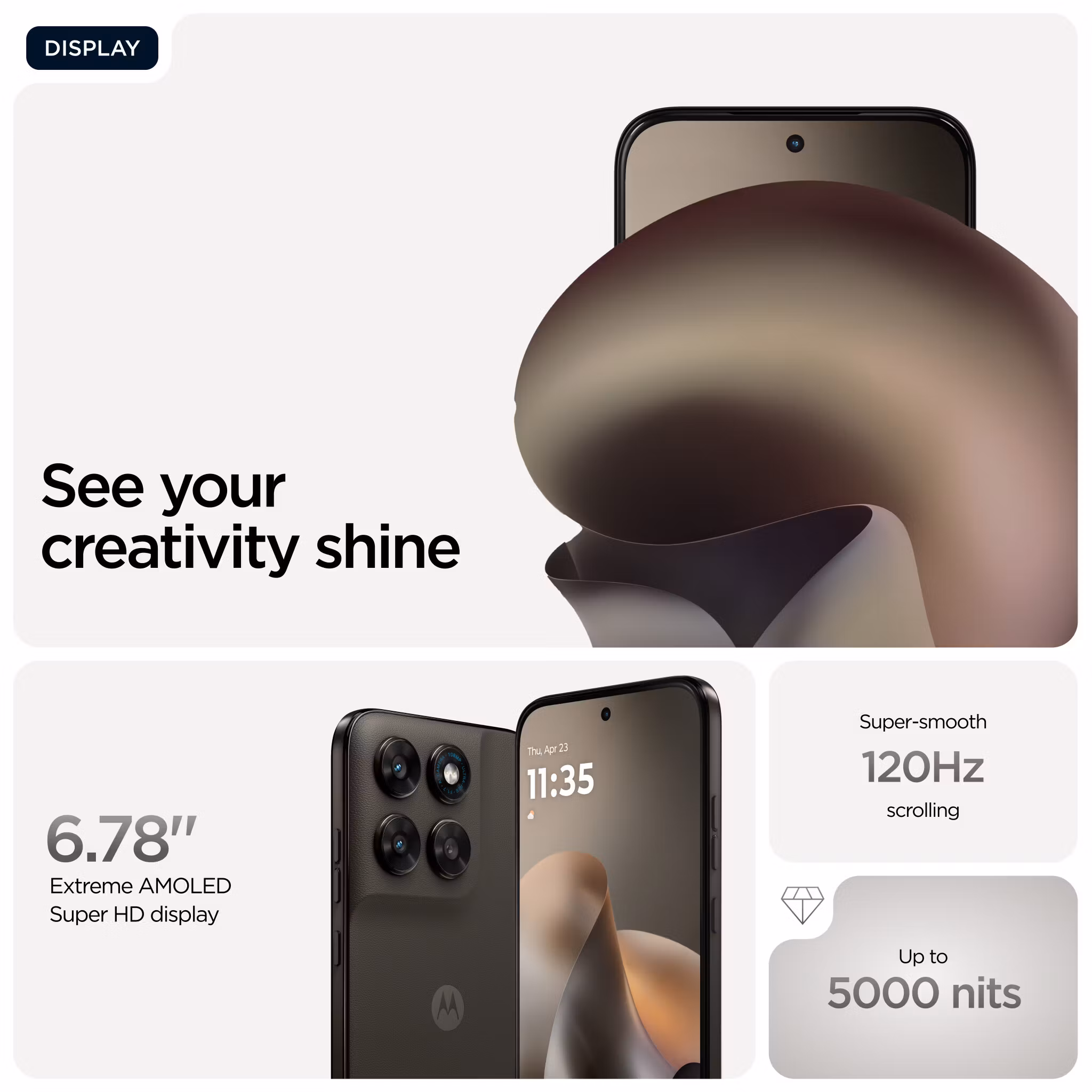 Motorola moto g77 17,3 cm (6,8") Hybrid Dual SIM Android 16.0 5G USB Type-C 8 GB 256 GB 5200 mAh Svart