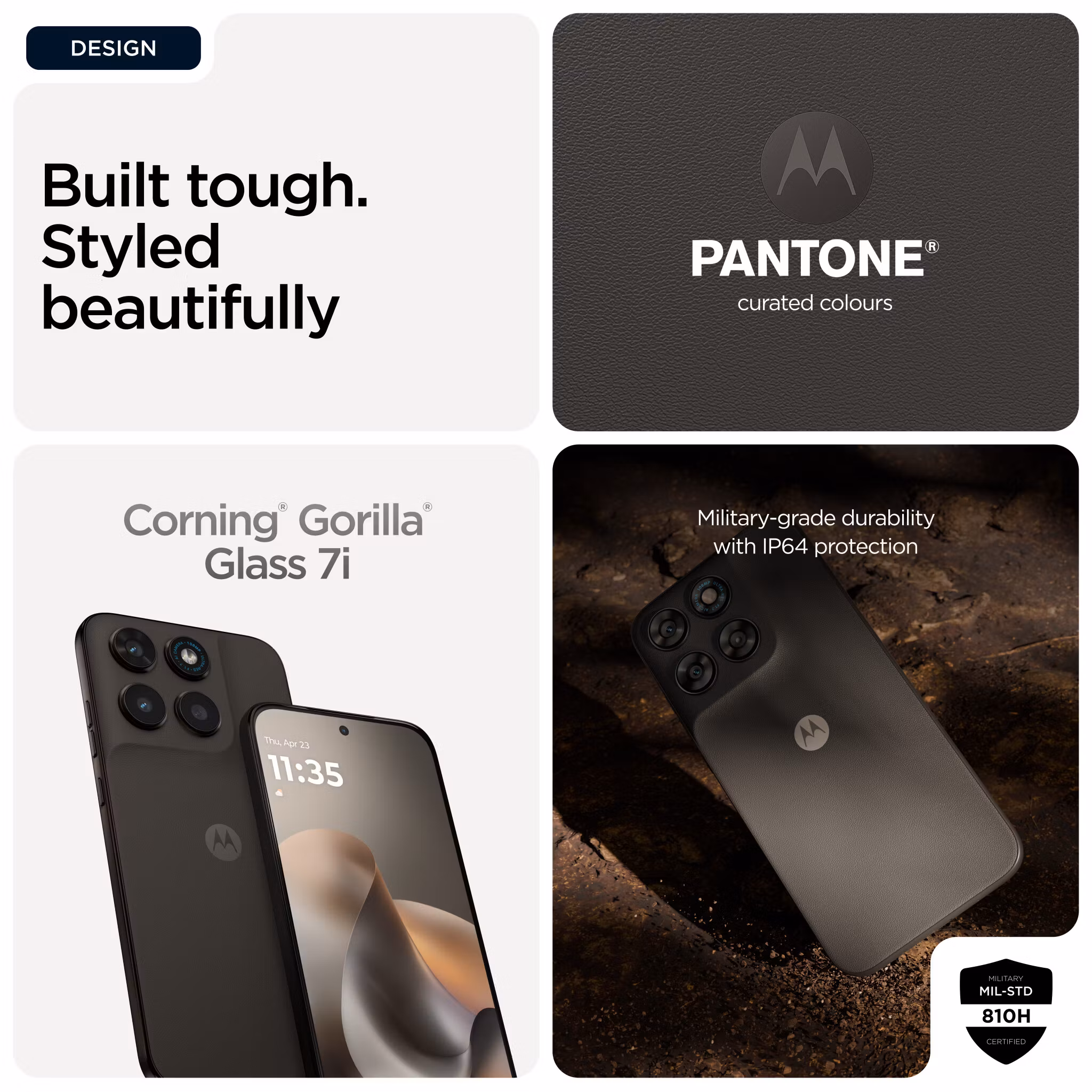 Motorola moto g77 17,3 cm (6,8") Hybrid Dual SIM Android 16.0 5G USB Type-C 8 GB 256 GB 5200 mAh Svart