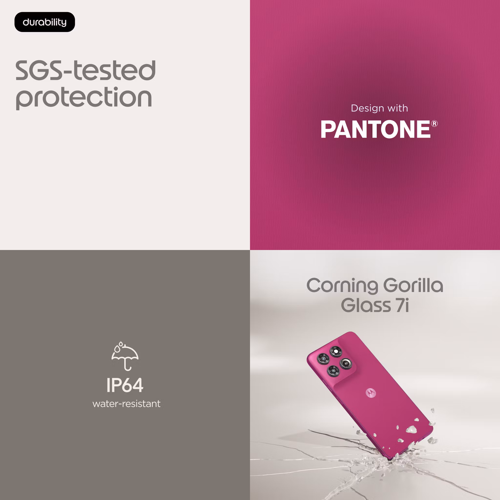 Motorola moto g37 16.9 cm (6.67") Dual SIM Android 16.0 5G USB Type-C 4 GB 128 GB 5200 mAh rosa