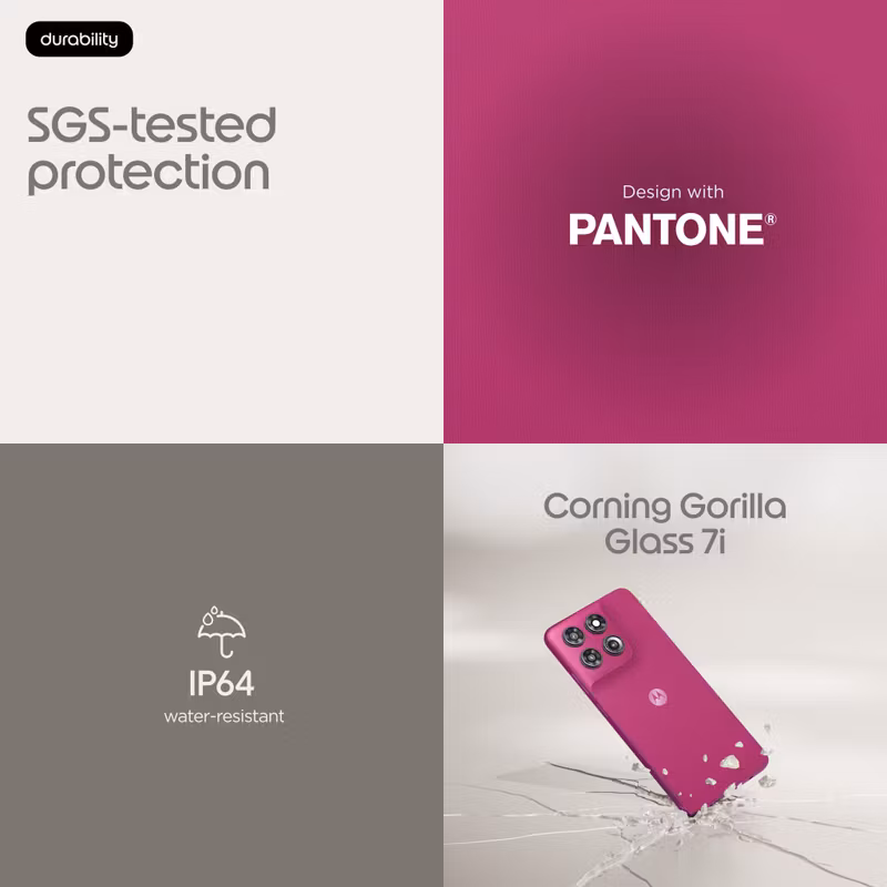 Motorola moto g37 16.9 cm (6.67") Dual SIM Android 16.0 5G USB Type-C 4 GB 128 GB 5200 mAh rosa