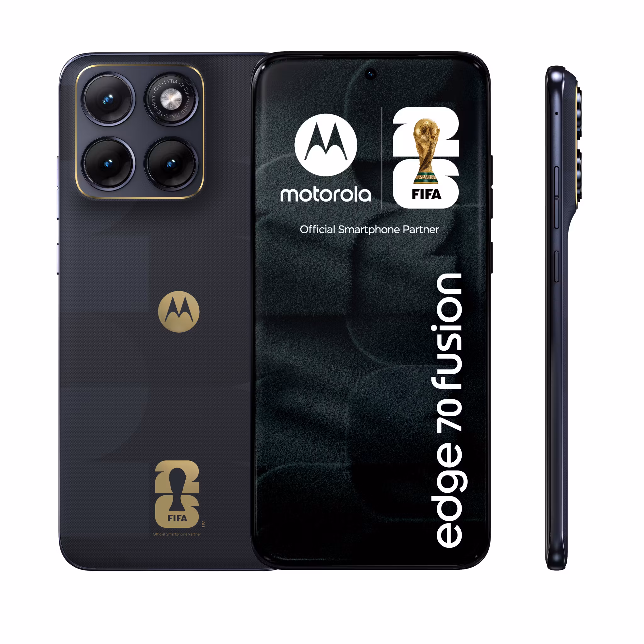 Motorola edge 70 fusion FIFA Edition 17.2 cm (6.78") Dual SIM Android 16.0 5G USB Type-C 8 GB 256 GB 5200 mAh svart
