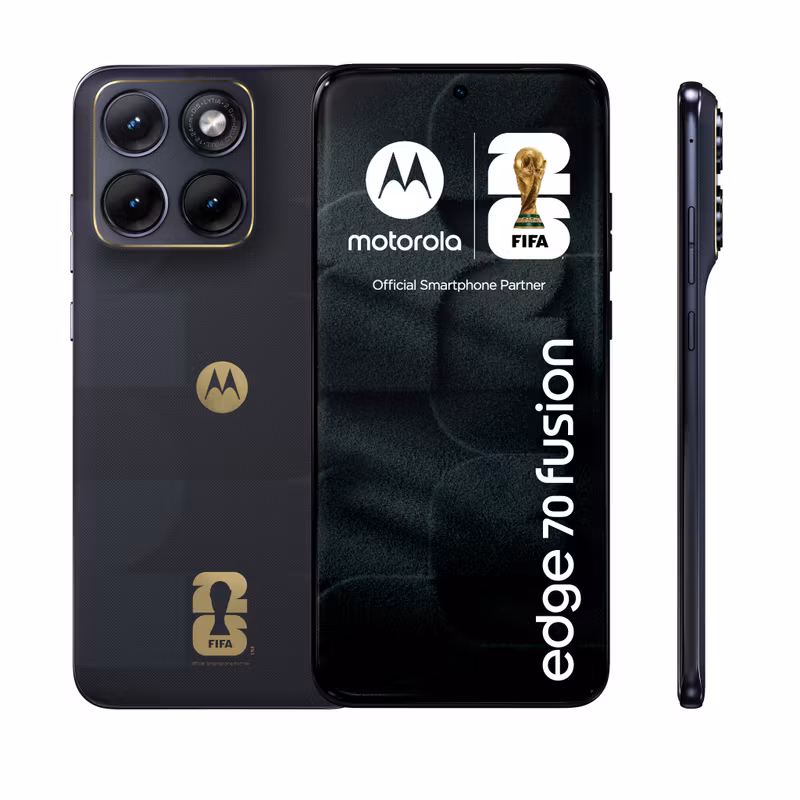 Motorola edge 70 fusion FIFA Edition 17.2 cm (6.78") Dual SIM Android 16.0 5G USB Type-C 8 GB 256 GB 5200 mAh svart