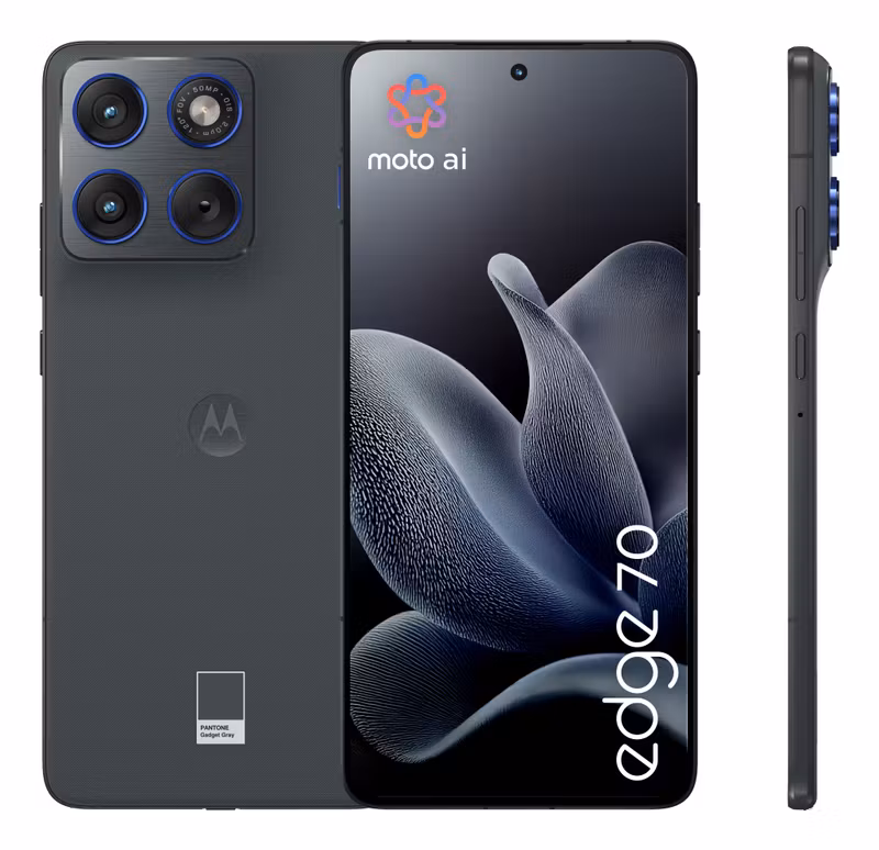 Motorola edge 70 17 cm (6,7") Dual SIM Android 16.0 5G USB Type-C 8 GB 256 GB 4800 mAh Grå