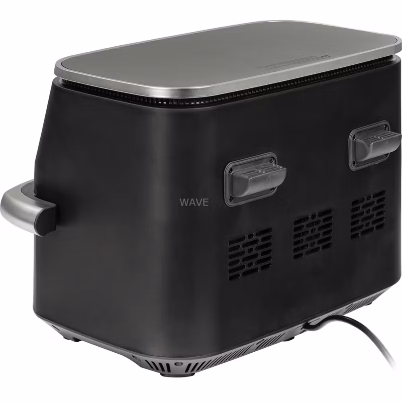 Ninja Foodi FlexDrawer varmluftsfritös AF500EU (svart/rustfritt stål, 2,470 watt, korg 10.4 liter, delbar)