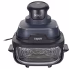 Ninja CRISPi 4-i-1 portabel glas airfryer "Cyber Space" mörkblå/transparent, 1 700 watt, 2 korgar 1,4 och 3,8 liter