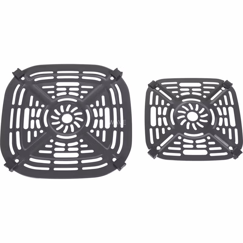 Ninja CRISPi 4-i-1 portabel glas airfryer "Cyber Space" mörkblå/transparent, 1 700 watt, 2 korgar 1,4 och 3,8 liter