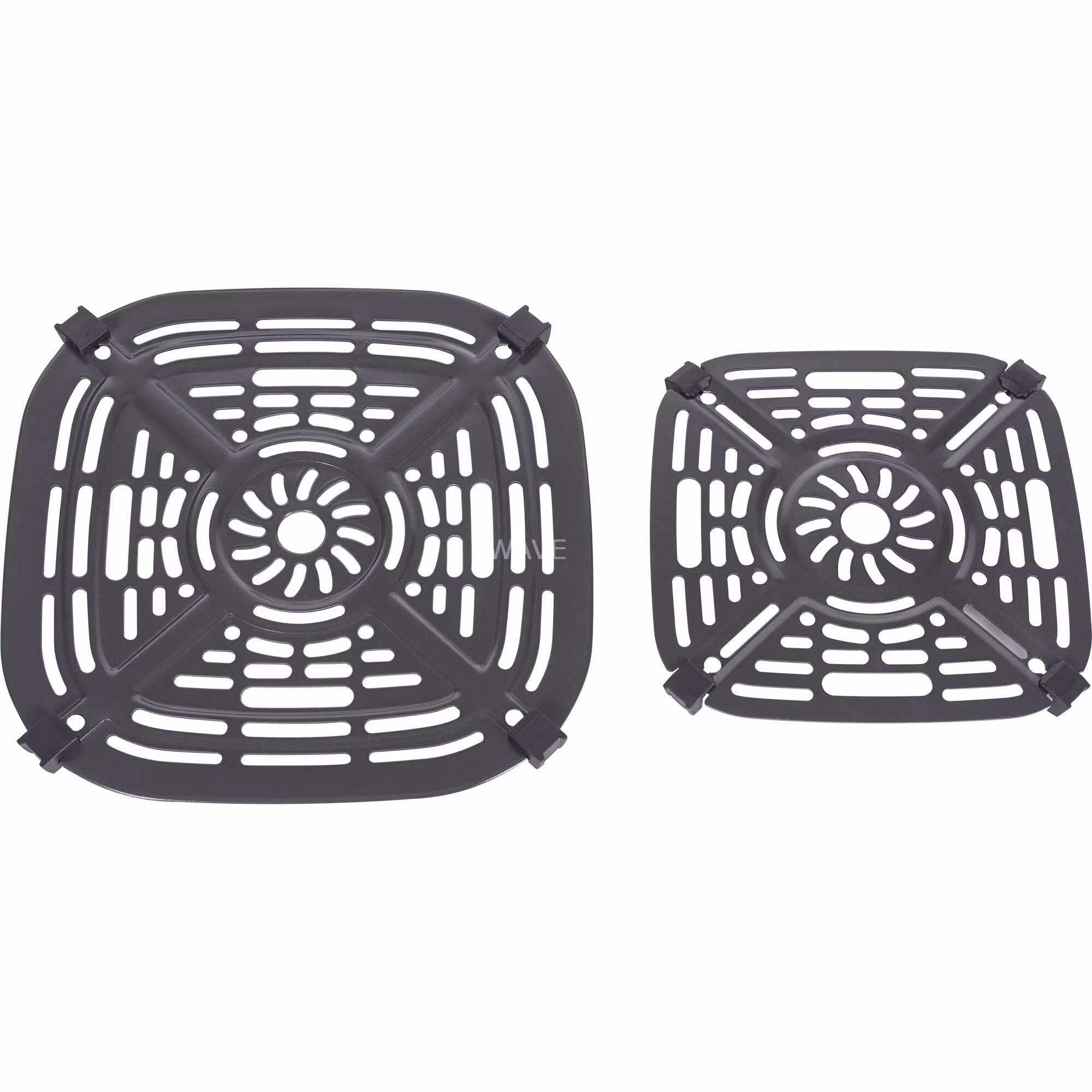 Ninja CRISPi 4‑in‑1 bärbar glas‑airfryer ”Stone” grå/transparent, 1 700 watt, 2 korgar 1,4 och 3,8 liter