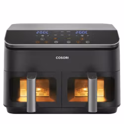 Cosori Dual Basket Chef Edition dubbel Airfryer 8,5 L fristående 1750 W Svart