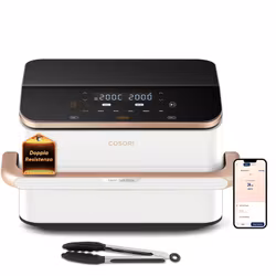 Cosori Dual Blaze Twinfry Chef Edition dubbel 10 L Airfryer roséguld/vit