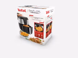 Tefal Easy Fry EY701D Airfryer 5,6 L fristående 1850 W svart/rostfritt stål