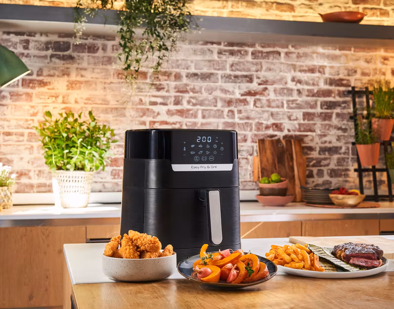 Tefal Easy Fry & Grill EY5058 hetluftsfritös 4,2 L fristående 1550 W svart
