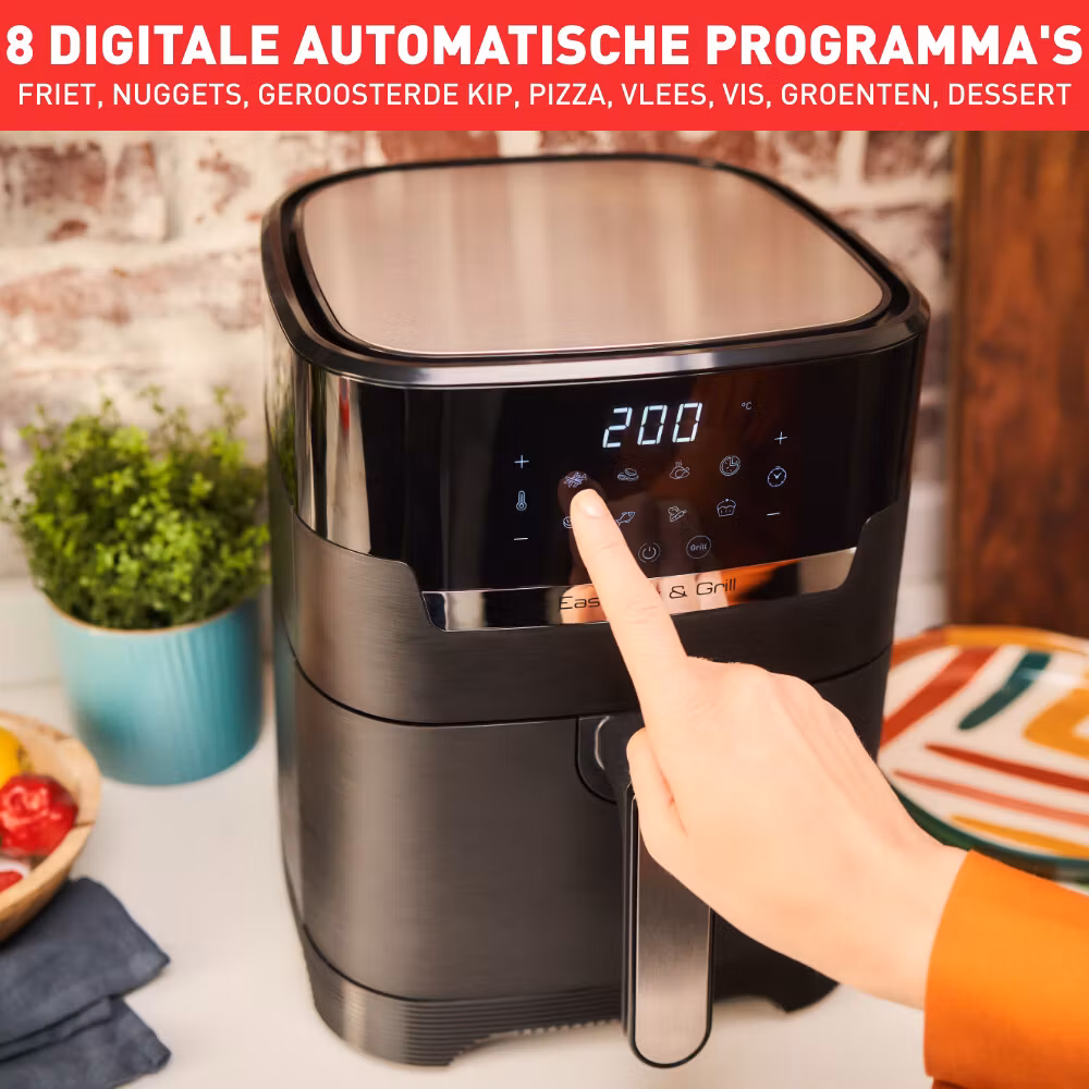 Tefal Easy Fry & Grill EY5058 hetluftsfritös 4,2 L fristående 1550 W svart