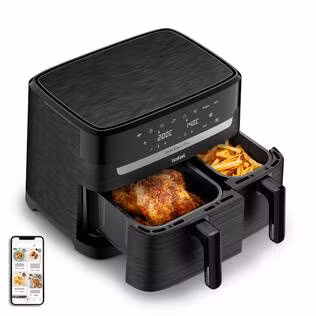 Tefal Easy Fry EY901N Dubbel 8,3 L fristående varmluftsfritös 2700 W svart