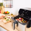 Tefal Easy Fry Mega EY855D10 varmluftsfritös 7,5 L fristående 2020 W svart, rostfritt stål