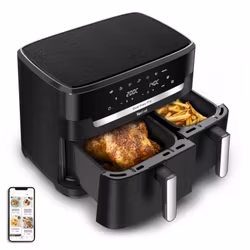 Tefal Easy Fry Dual XXL EY9428E0 fritös dubbel 11 L fristående 2020 W varmluftsfritös svart
