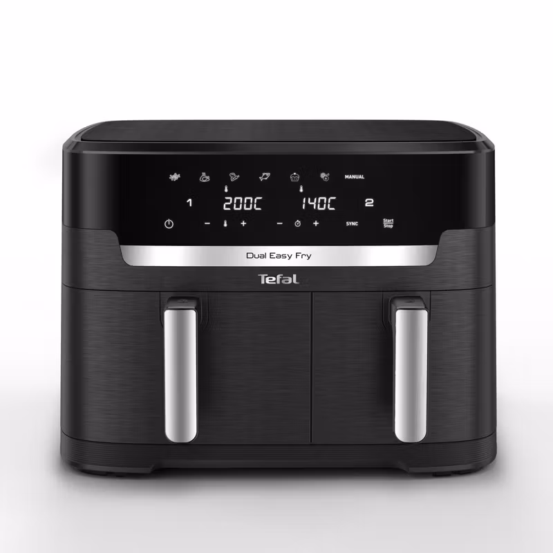 Tefal Easy Fry Dual XXL EY9428E0 fritös dubbel 11 L fristående 2020 W varmluftsfritös svart
