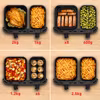Tefal Easy Fry Dual XXL EY9428E0 fritös dubbel 11 L fristående 2020 W varmluftsfritös svart