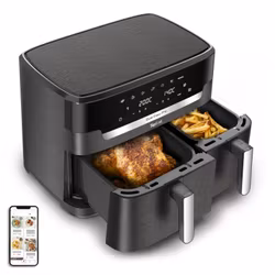 Tefal Easy Fry Dual XXL EY942HE0 varmluftsfritös Dubbel 11 L fristående 2020 W Grå
