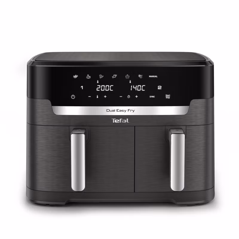Tefal Easy Fry Dual XXL EY942HE0 varmluftsfritös Dubbel 11 L fristående 2020 W Grå