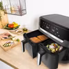 Tefal Easy Fry Dual XXL EY942HE0 varmluftsfritös Dubbel 11 L fristående 2020 W Grå