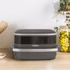 Tefal Easy Fry XL Surface FW402HE0 varmluftsfritös, 1,2 kg, 2200 W, svart/grå