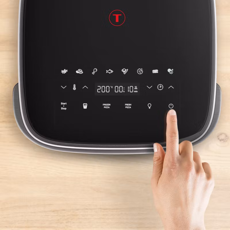Tefal Easy Fry XL Surface FW402HE0 varmluftsfritös, 1,2 kg, 2200 W, svart/grå