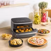 Tefal Easy Fry XL Surface FW402HE0 varmluftsfritös, 1,2 kg, 2200 W, svart/grå