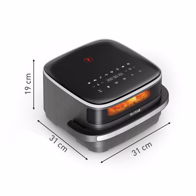 Tefal Easy Fry XL Surface FW402HE0 varmluftsfritös, 1,2 kg, 2200 W, svart/grå