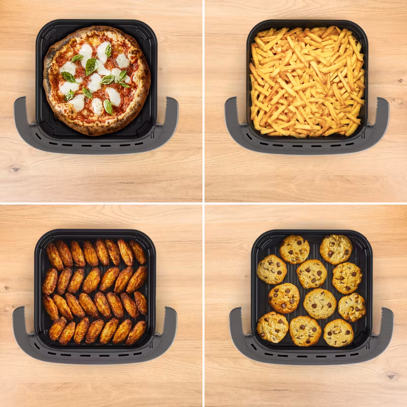 Tefal Easy Fry XL Surface FW402HE0 varmluftsfritös, 1,2 kg, 2200 W, svart/grå