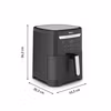 Tefal Easy Fry & Grill EY8018 6,5 L fristående varmluftsfritös svart 1830 W
