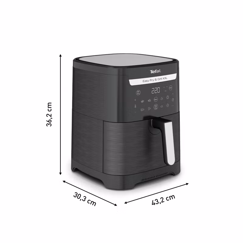 Tefal Easy Fry & Grill EY8018 6,5 L fristående varmluftsfritös svart 1830 W