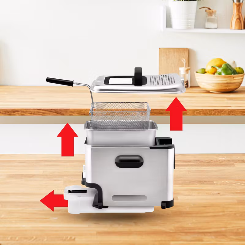 Tefal FR8041 fritös 3,5 L fristående 2300 W rostfri