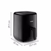 Tefal Easy Fry EY145810 varmluftsfritös 3 L fristående 1300 W svart