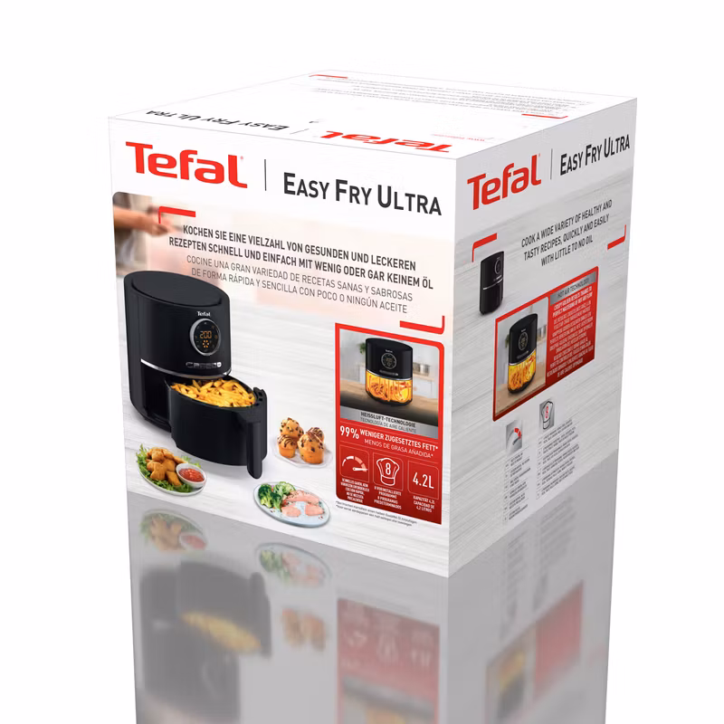 Tefal Ultra Fry EY1118 hetluftsfritös 4,2 L fristående 1630 W svart