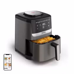 Tefal Easy Fry Silence EY551HE0 varmluftsfritös 5 L fristående, svart/grå, rostfritt stål