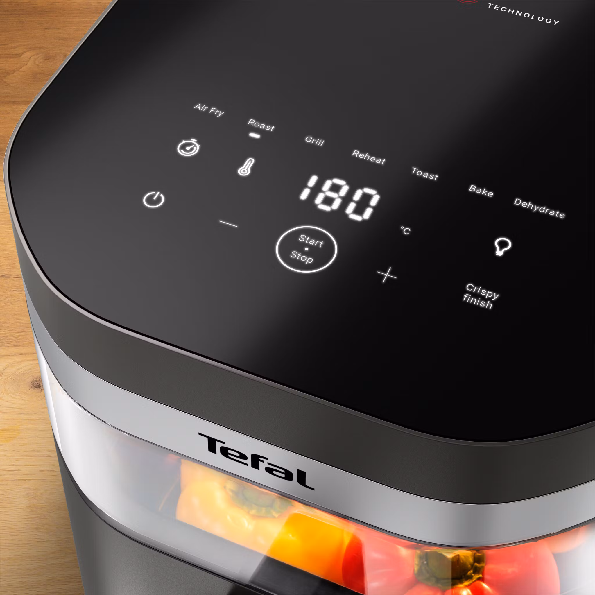 Tefal Easy Fry Infrared EY832HE0 fritös enkel 7 L fristående 2020 W varmluftsfritös mörkgrå