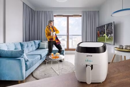 Gorenje AF1409DW varmluftsfritös 3,5 L 1400 W svart/vit