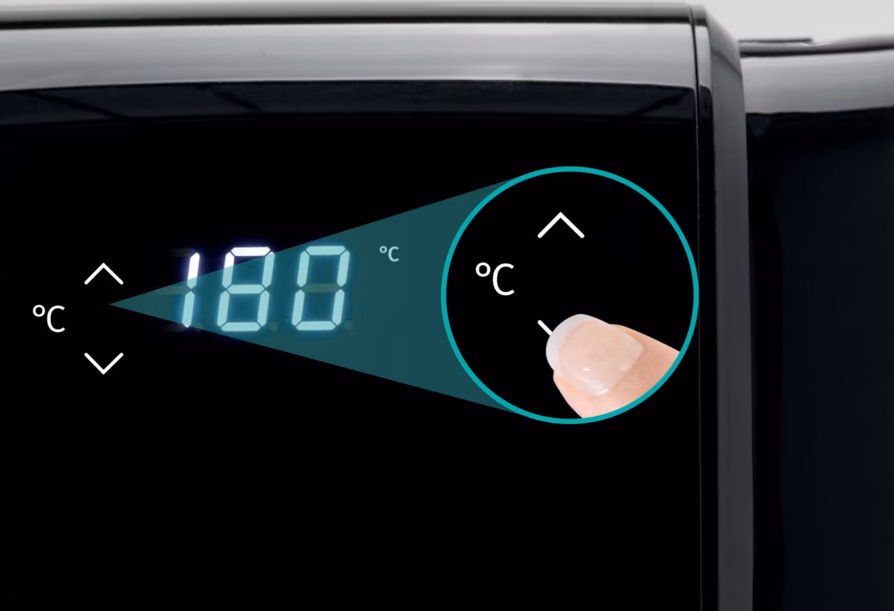 Gorenje AF1700DB varmluftsfritös 5 L inbyggd 1700 W svart, metallisk