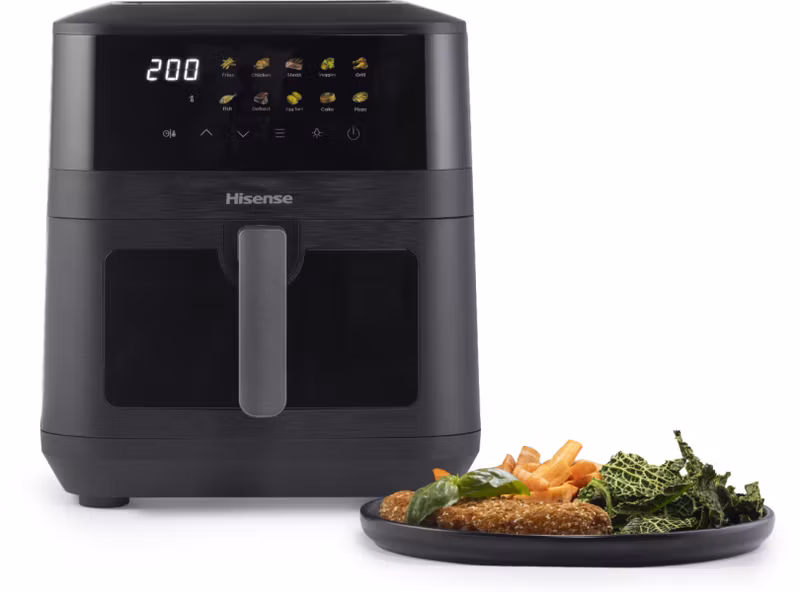 Hisense HAF2100DCD varmluftsfritös 7,7 L 2100 W svart