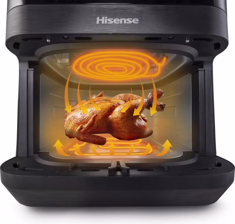 Hisense HAF2100DCD varmluftsfritös 7,7 L 2100 W svart