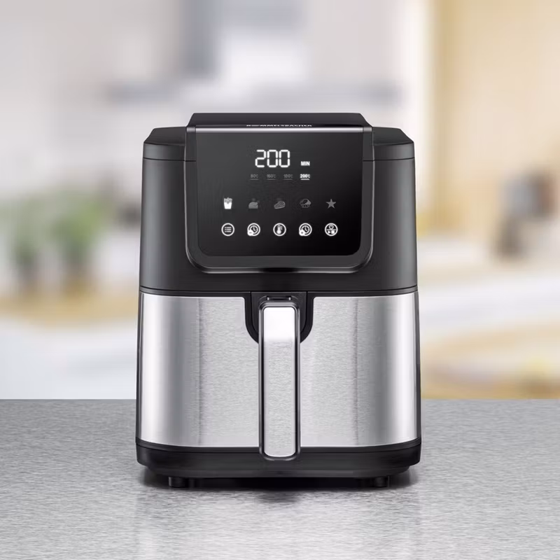 Rommelsbacher varmluftsfritös FRH 1500 XL (svart/rostfritt stål, 1 500 watt)