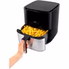 Clatronic varmluftsfritös FR 3782 H (svart/rostfritt stål, 1 450 watt, korg 5 liter)